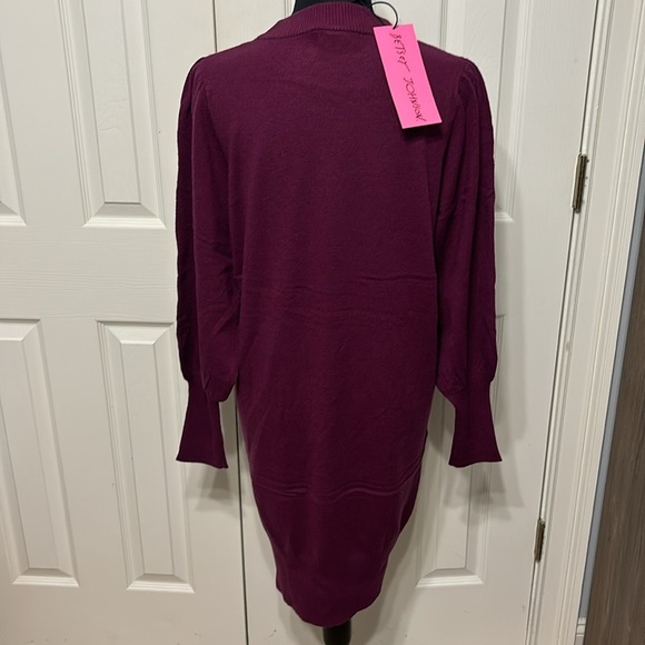 Betsey Johnson Burgundy Mini Dress - Picture 7 of 11